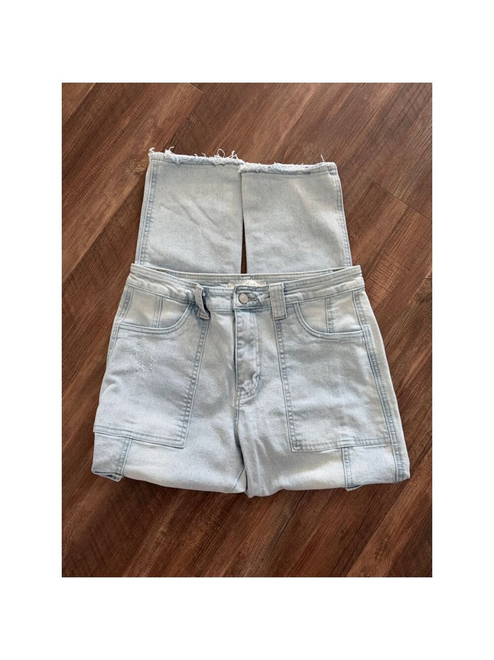 KanCan Light Blue Straight Leg Jeans Juniors 9